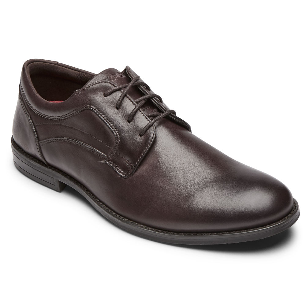 ロック ポート ビジネス シューズ メンズ ブラウン - Mykel Plain Toe - RKQ382415